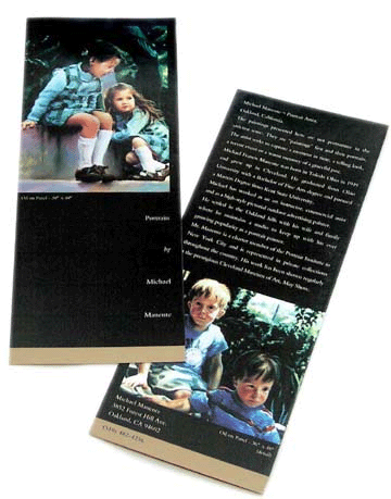 portrait artist brochure