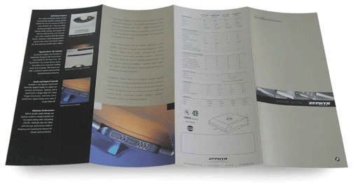 Color brochure freelance designer